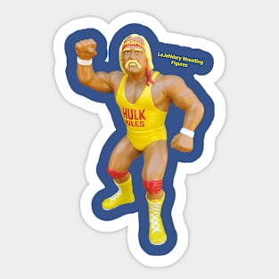 Hot Dog Tan Yellow Rules Sticker